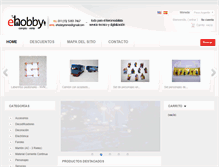 Tablet Screenshot of ehobby.com.ar